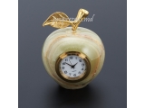 Часы "Яблоко" из оникса