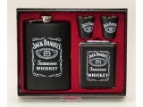 Набор с флягой Jack Daniels Black - oригинальный подарочный набор для мужчин