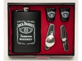 Набор с флягой Jack Daniels Black - oригинальный подарочный набор для мужчин
